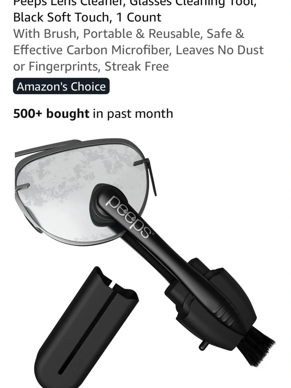 Peeps Premium Carbon Lens Cleaner –